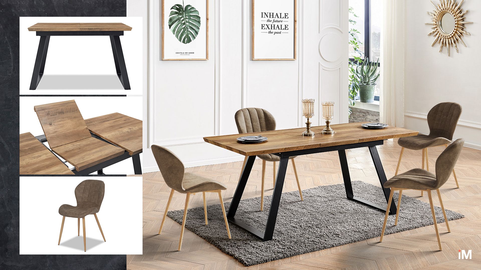 

Стол Maryland + 4 стула Debby