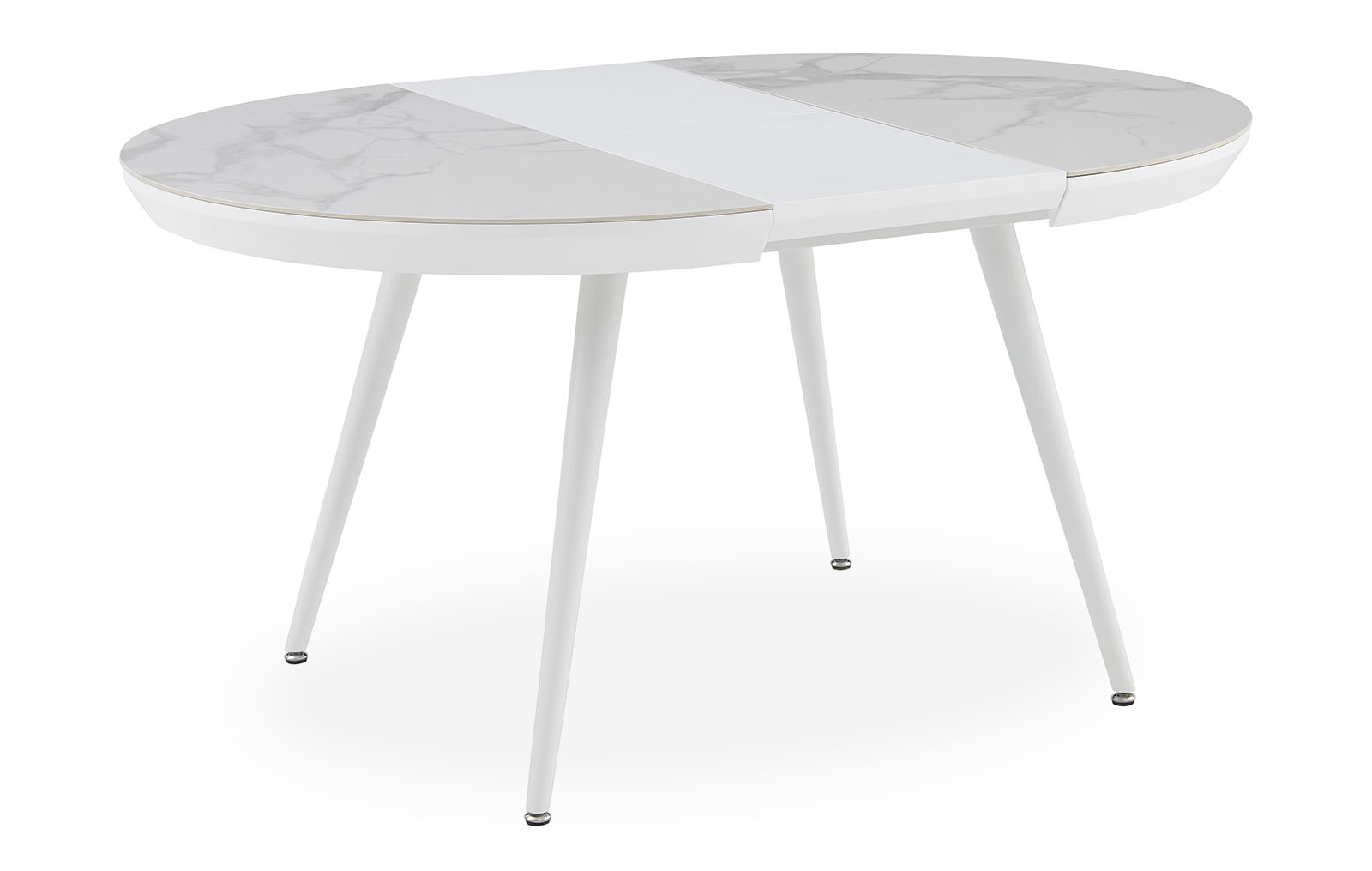 Стол раскладной Valerie 110-150, белая керамика