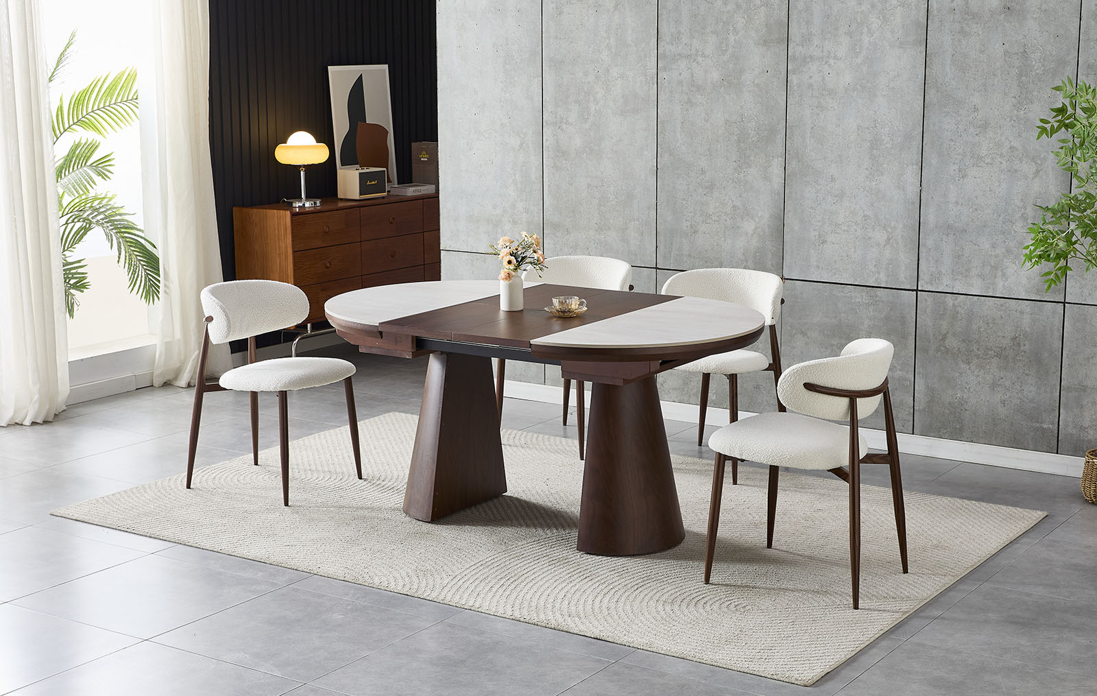 Стол Judy + 4 стула Aaron