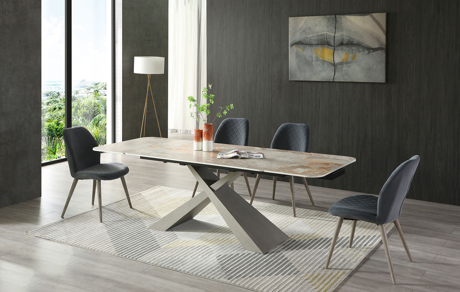 

Стол iModern Torino + 4 стула Berta