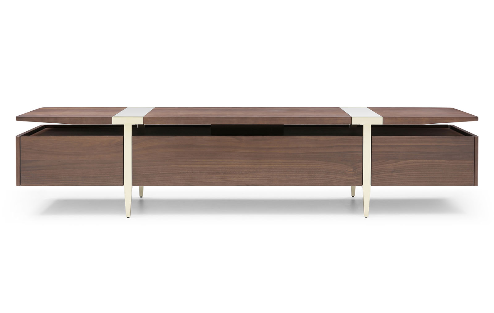 ТВ Тумба Terra, орех/шампань