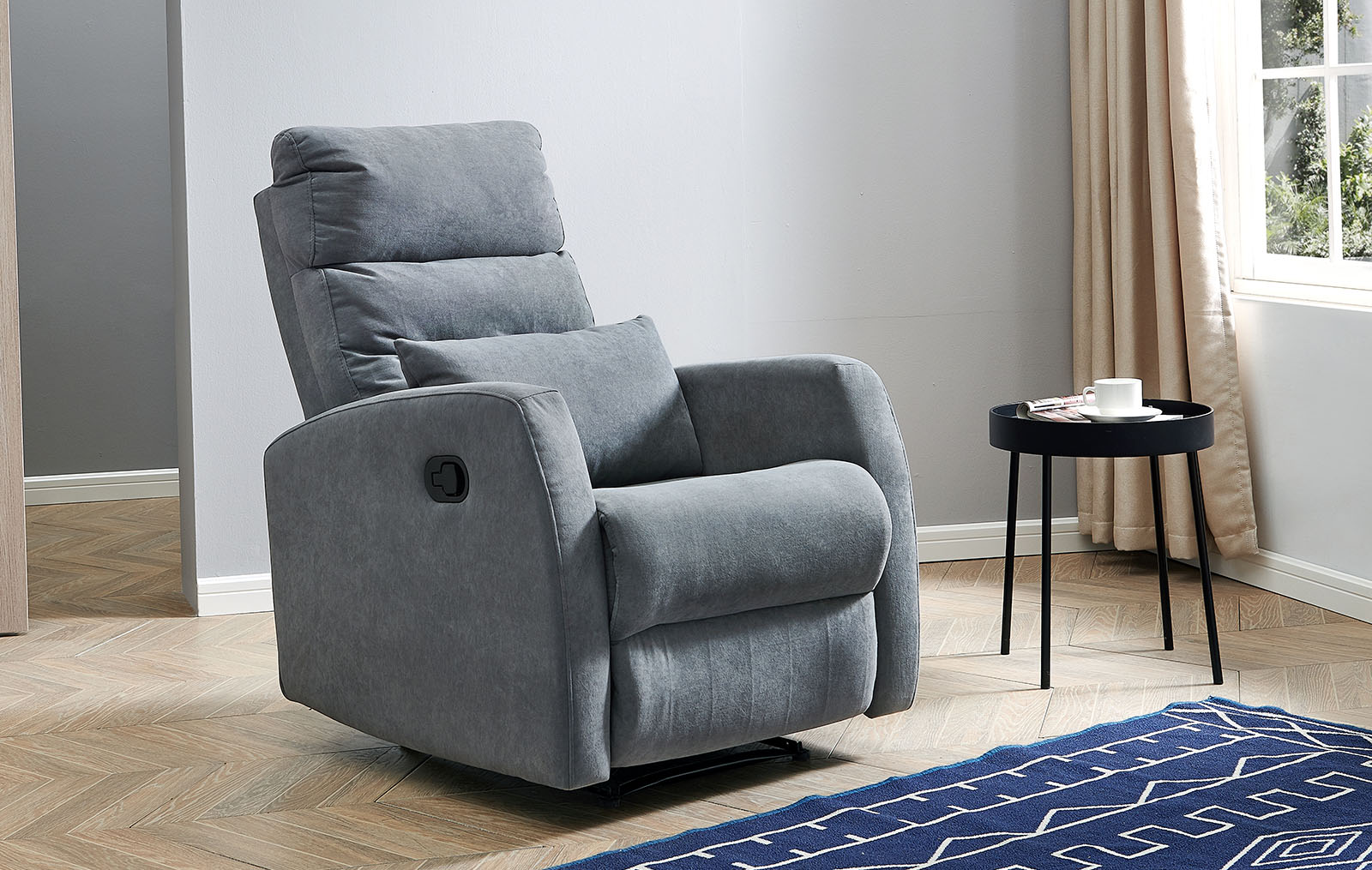 Кресло-реклайнер Vegas, темно-серый