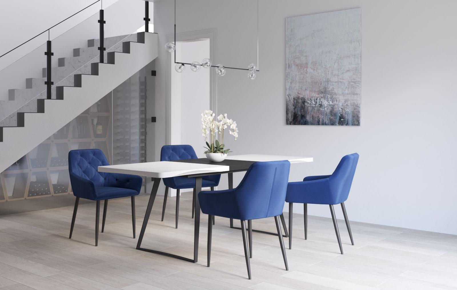 

Стол iModern Vermont + 4 стула Marianna