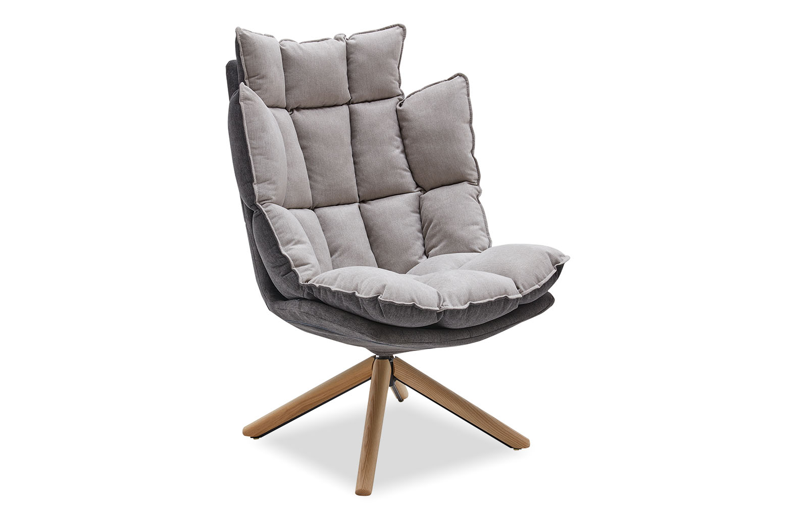 Кресло в стиле Husk, серый от Imodern
