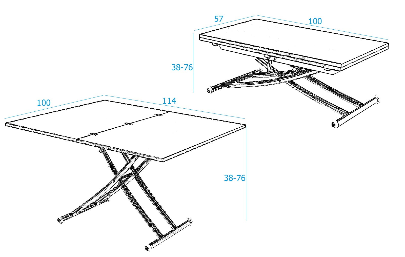 раздвижные столы механизм трансформеры для кухни схема