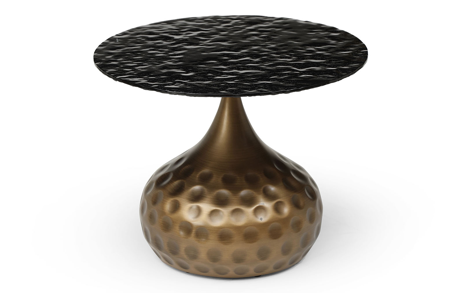 Стол журнальный Capri (60), плавленое стекло/бронза