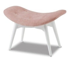 

Оттоманка Contour, розовый/белый