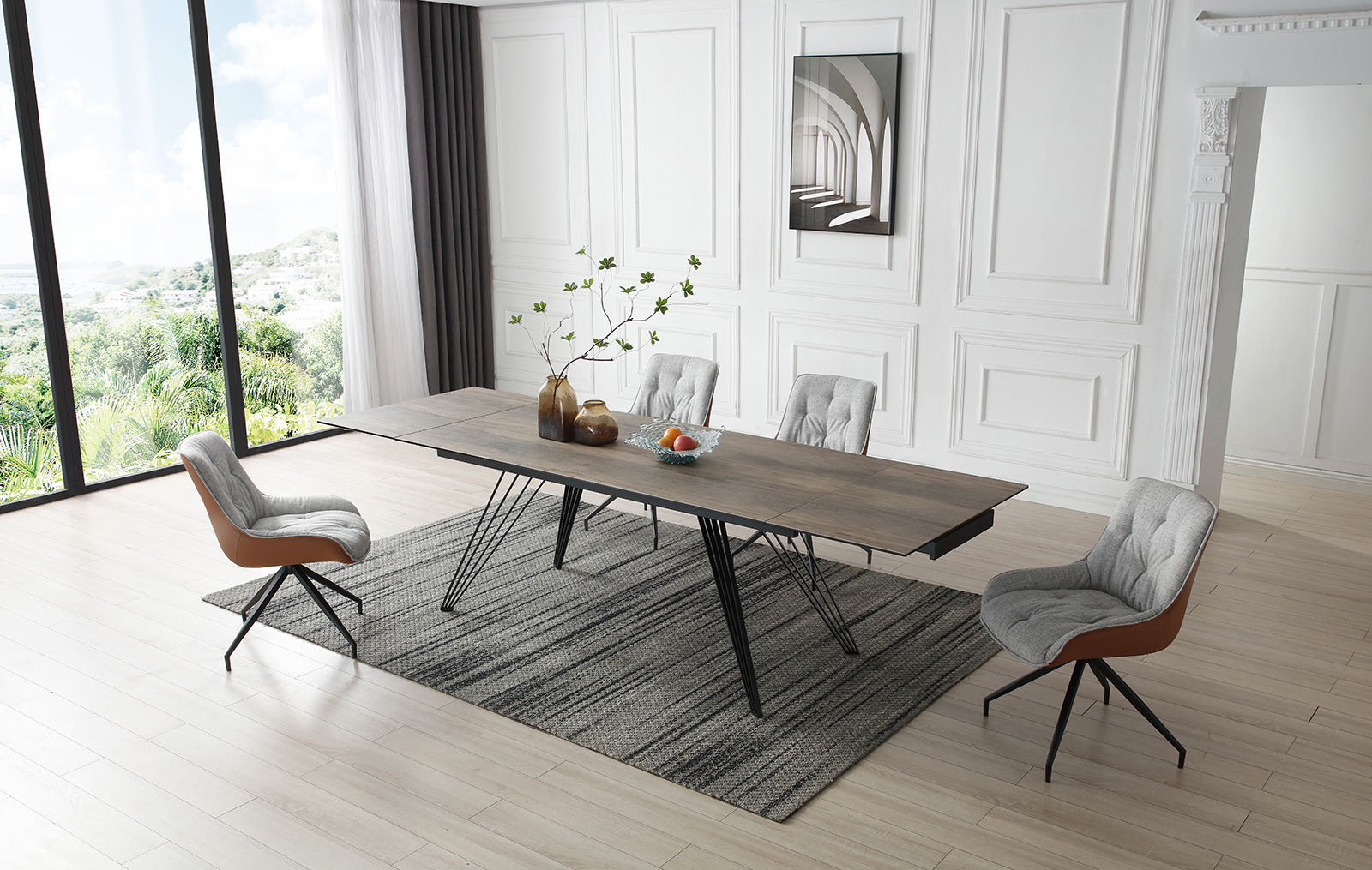 

Стол iModern Parma + 4 стула Joely