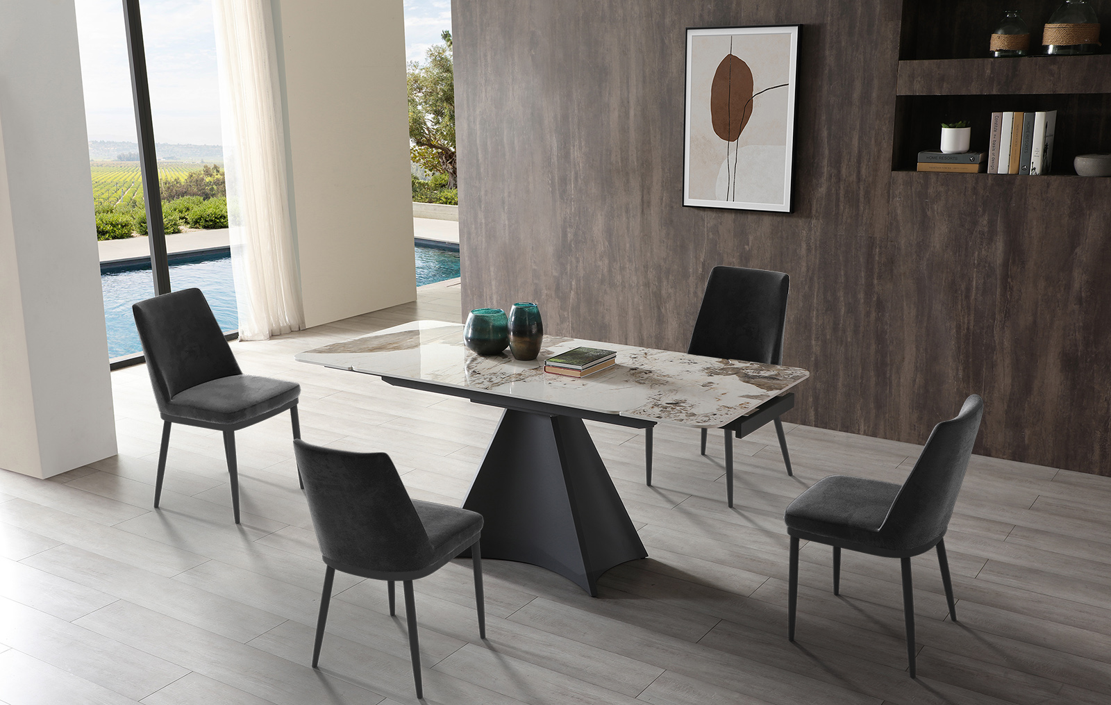 

Стол iModern Granada + 4 стула Joss