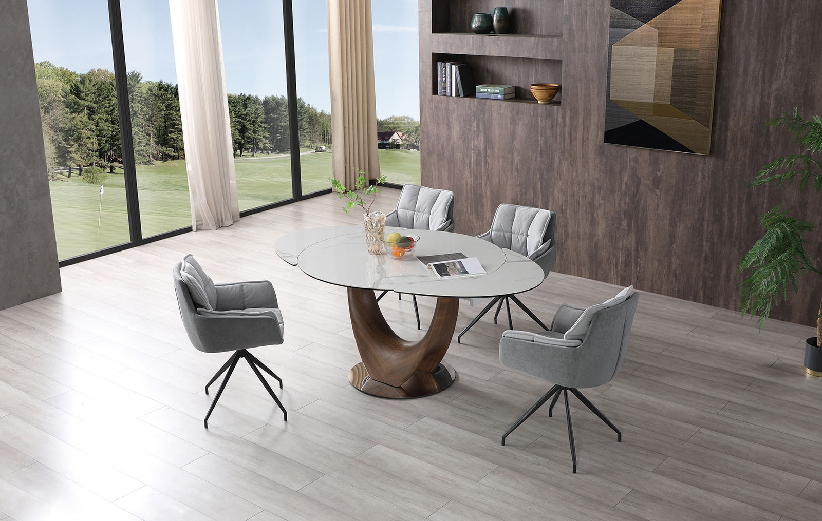 Стол Triumph + 4 стула Lotta