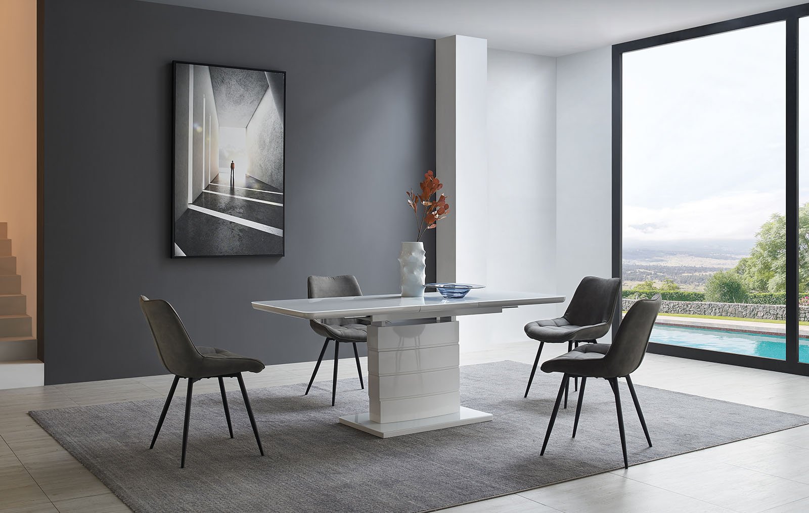 

Стол iModern Demi + 4 стула Amalia