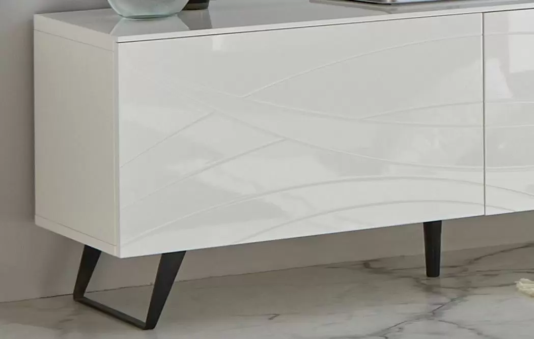 Тумба TV TV-109 Ocean, белый/черный - фото 2