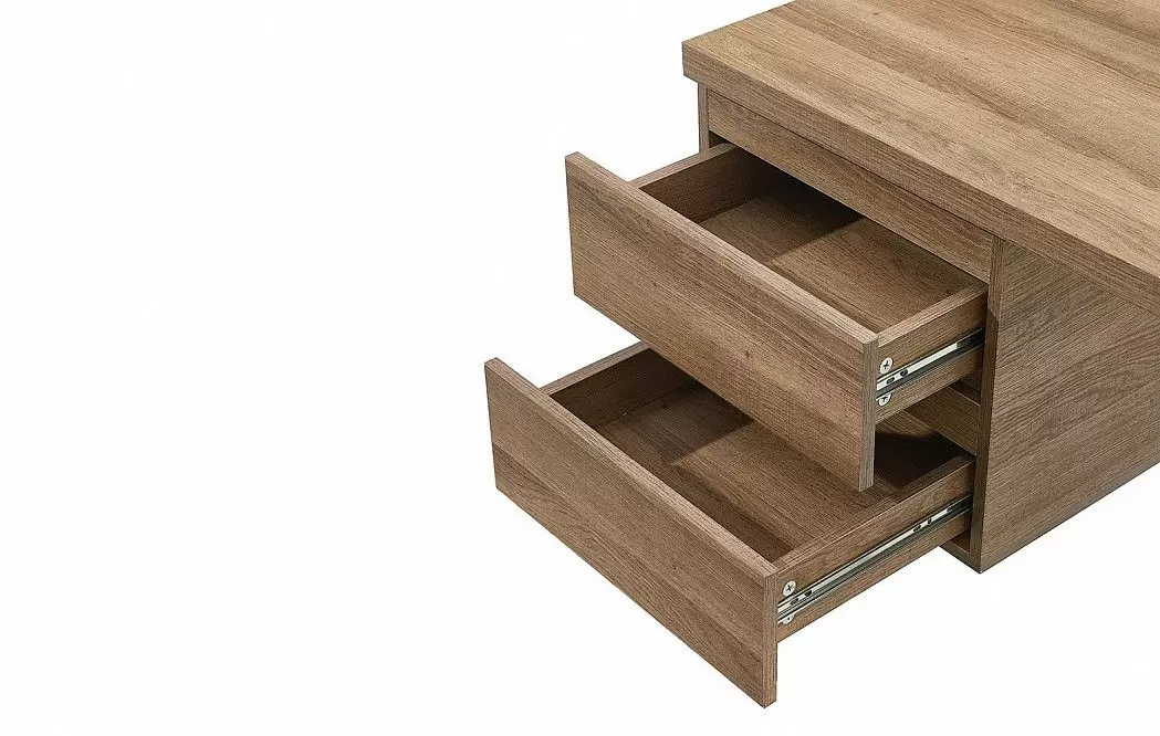 Стол письменный Novum, орех/черный - фото 7