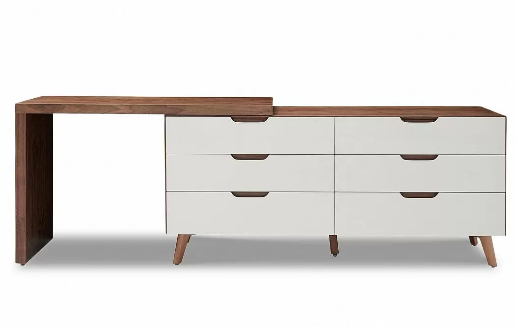 Комплект для спальни Venezia, коралловый/орех - фото 21