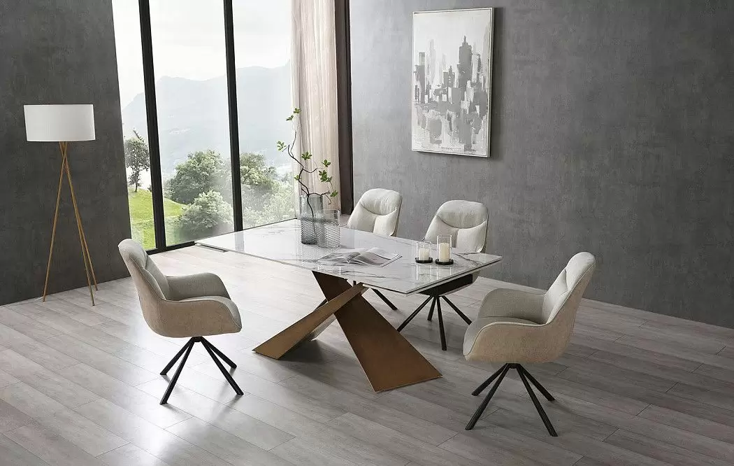 Стул Mabel, бежевый/мокко - фото 3