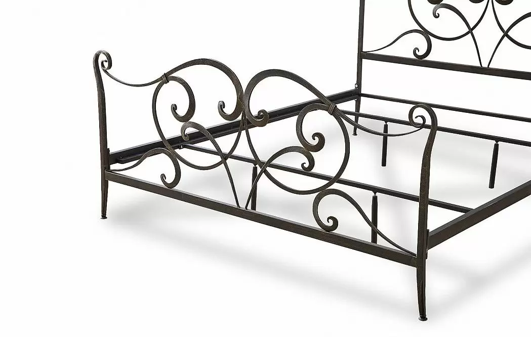 Кровать Francelina, черный с золотом - фото 10