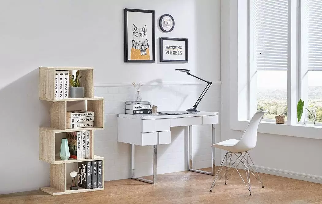 Стеллаж Foxtrot, дуб - фото 3