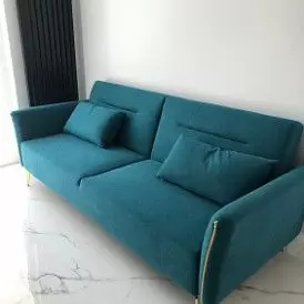 Диван-кровать Liverpool, графит/золото