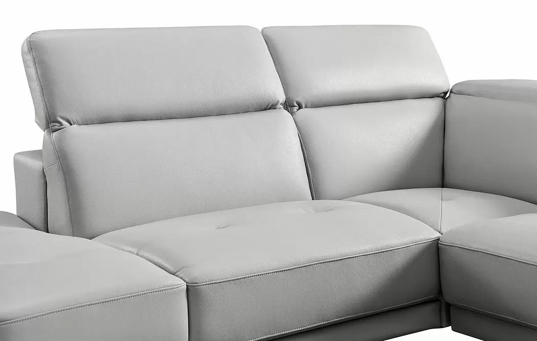 Диван Lester угловой (левый), светло-серый - фото 7