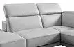 Диван Lester угловой (левый), светло-серый