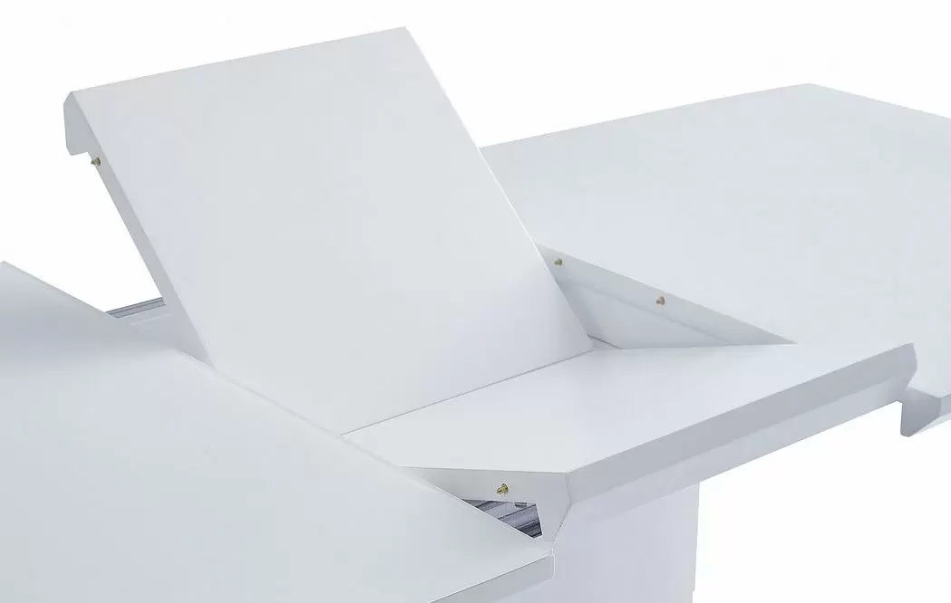 Стол раскладной Verona Glass (140), белый матовый - фото 17