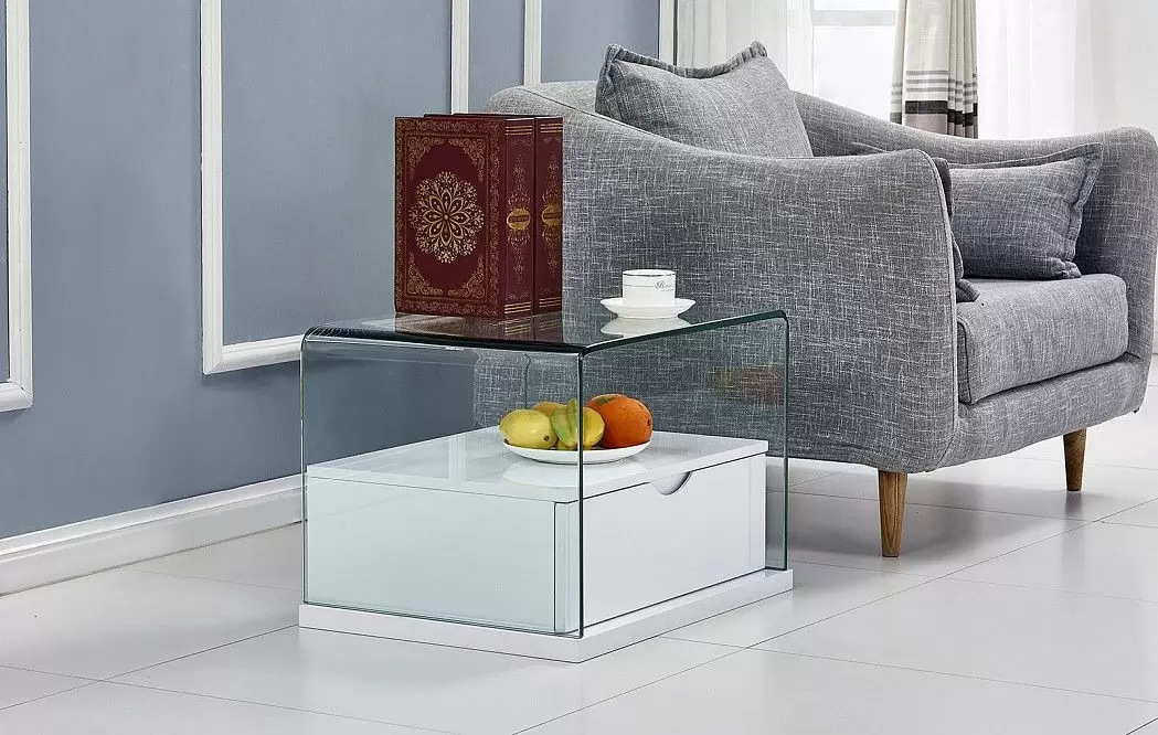 Столик приставной Stanley, белый - фото 13