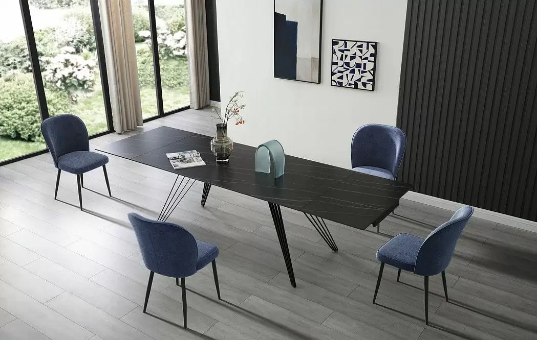 Стул Alexa, синий/черный - фото 2