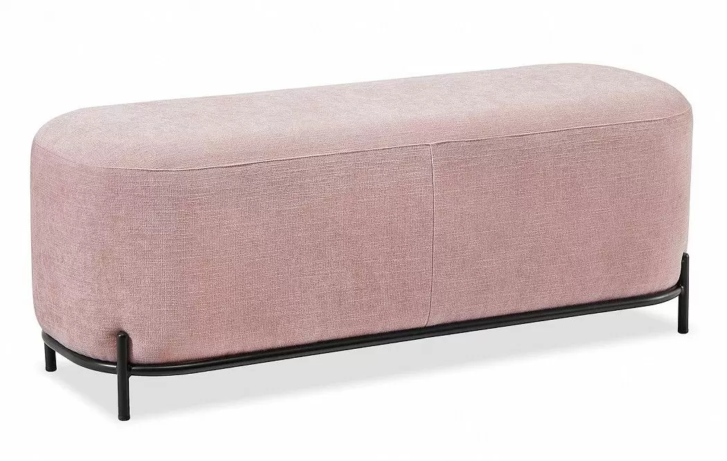 Банкетка Lilian (120), розовая пудра - фото 6