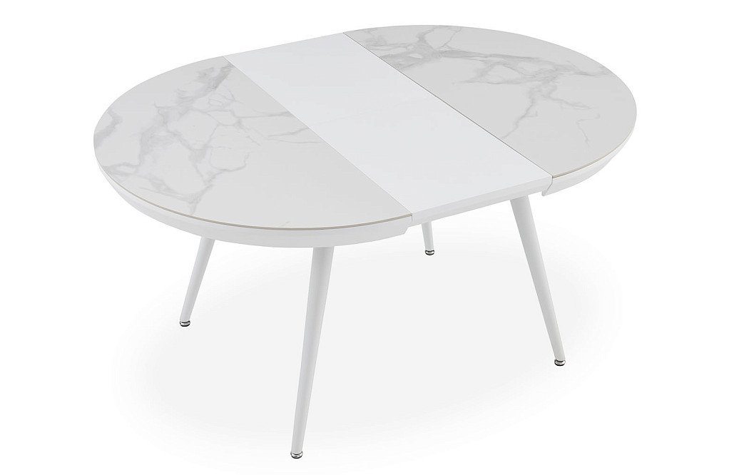 Стол раскладной Valerie 110-150, белая керамика - фото 6