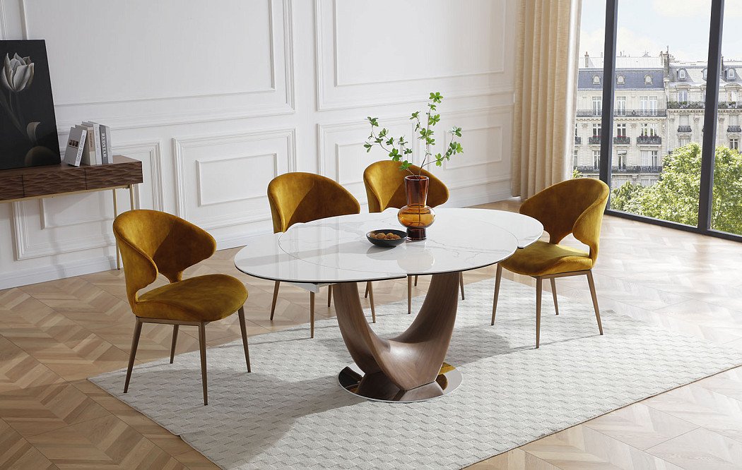 Стул Una, охра/бронза - фото 2