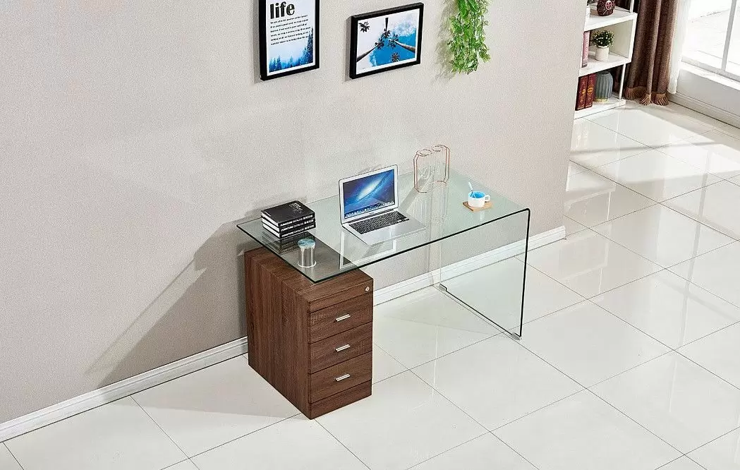 Стол письменный Waterfall, темное дерево - фото 7