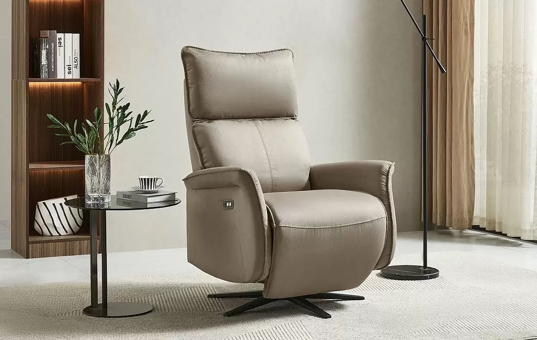 Кресло-реклайнер Marcy, темно-бежевый