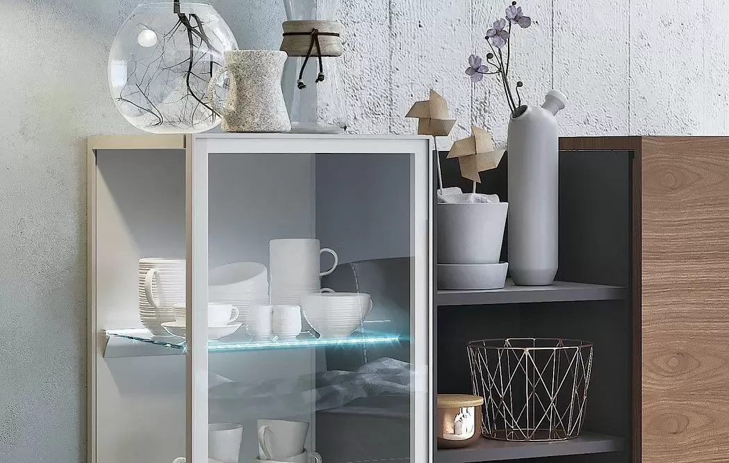 Буфет-витрина CK26 (120) - фото 5