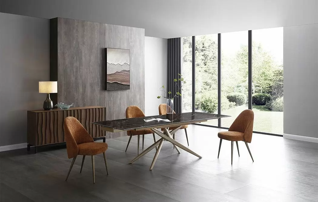 Стол раскладной Festa 180-260, темная керамика - фото 2