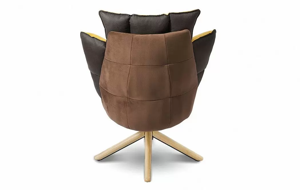 Кресло в стиле Husk, желтый - фото 5