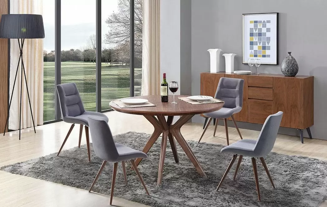 Стул Max, темно-серый/орех - фото 5