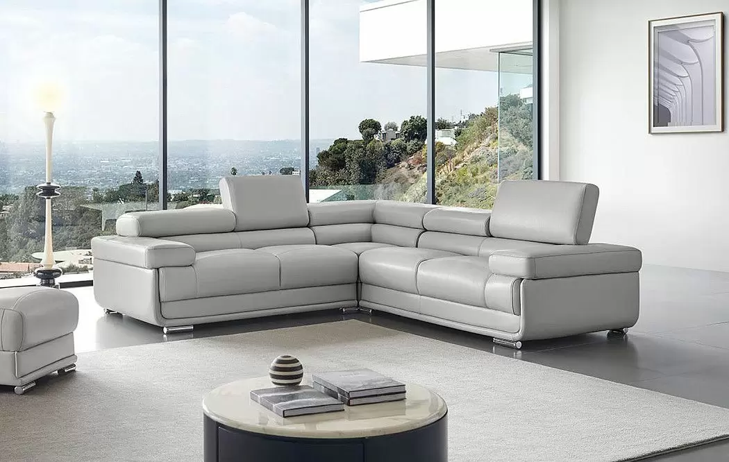 Диван Rebecca угловой, серый