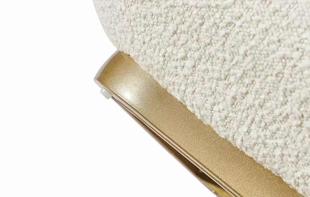 Кресло Cloud, слоновая кость/золото - фото 5