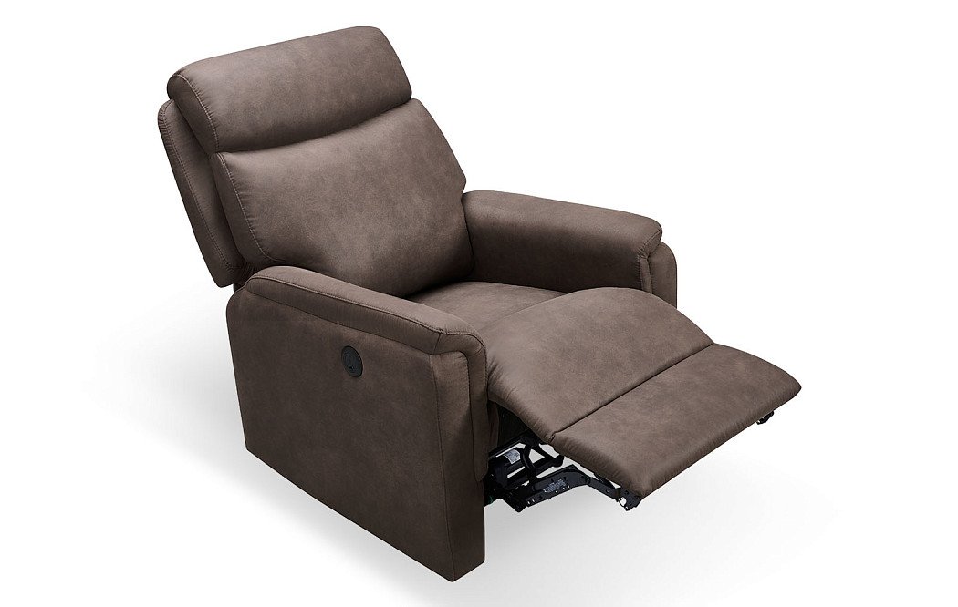 Кресло-реклайнер Stanley, коричневый - фото 7