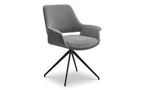 Стул Ruth, темно-серый/графит