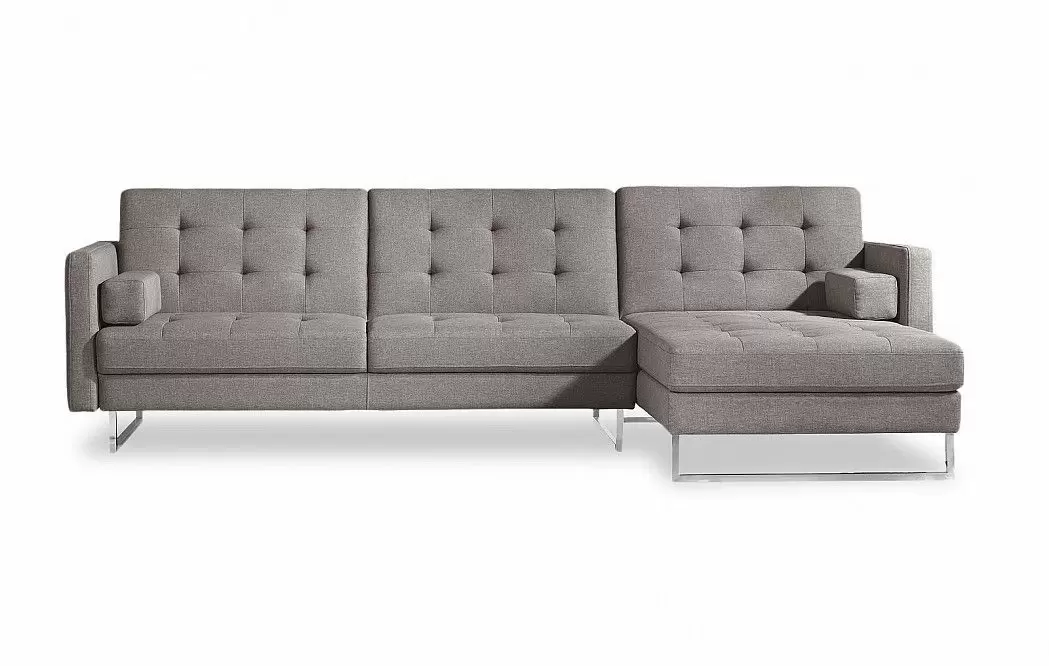 Диван Chicago угловой (правый), серо-коричневый - фото 6