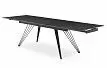 Стол раскладной Parma 180-280, черная керамика