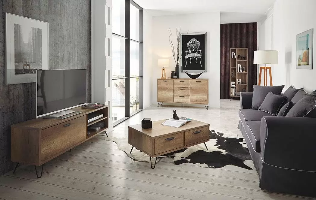 Стол журнальный CT-216 Kansas, дуб - фото 2