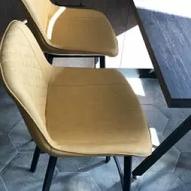 Стул полубарный Trix (65), желтый