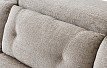 Диван-реклайнер Adeline угловой (левый), серо-бежевый