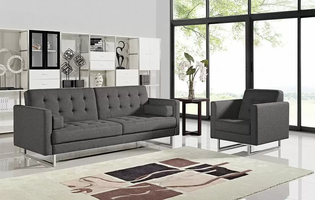Комплект мягкой мебели Chicago, серый