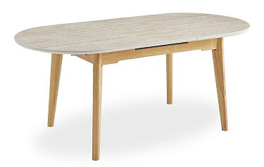 Стол раскладной Elsa 140-180, керамика травертин