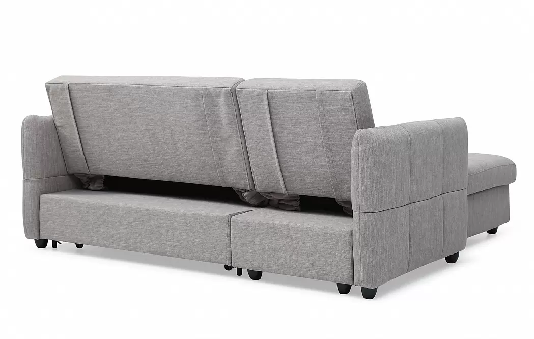 Диван-кровать Rotterdam угловой (левый), цвет серый - фото 12