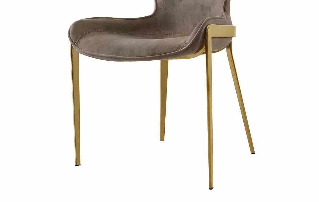 Стул Hillary, капучино/золото - фото 4