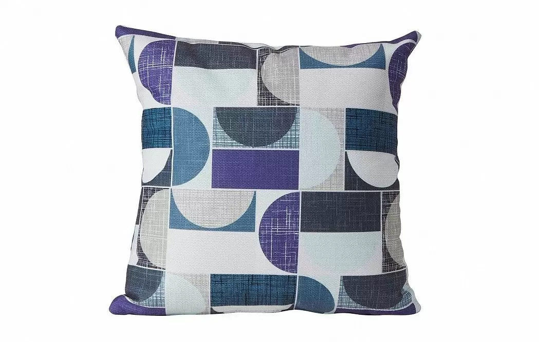 Подушка Quadro Meryl, темно-синий/фиолетовый